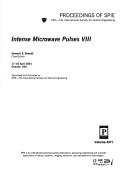 Cover of: Intense Microwave Pulses VIII