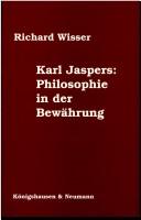 Cover of: Karl Jaspers: Philosophie in der Bewährung : Vorträge und Aufsätze