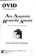 Cover of: Selections from "Ars Amatoria" & "Remedia Amoris". by Ovid