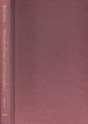 Cover of: Philosophical Essays and Correspondence (Descartes) (Hackett Publishing Co.) by René Descartes