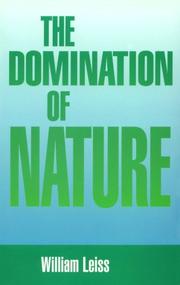 The domination of nature by William Leiss