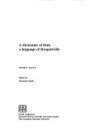 Cover of: dictionary of Buin: a language of Bougainville