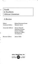 South and Southern African Literature (African Literature Today) by Eldred Durosimi Jones