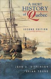 Cover of: A short history of Quebec