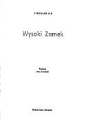 Wysoki zamek by Stanisław Lem