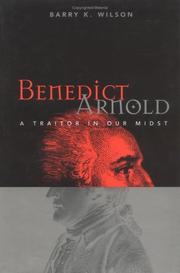 Cover of: Benedict Arnold by Wilson, Barry