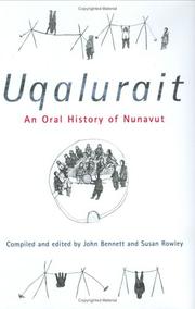 Cover of: Uqalurait by Bennett, John.