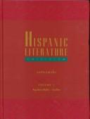 Cover of Hispanic literature criticism.