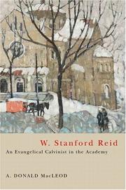 Cover of: W. Stanford Reid by A. Donald MacLeod