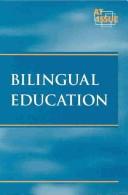 Cover of: Bilingual education | 