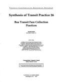 Cover of: Bus transit fare collection practices