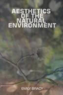 Cover of: Aesthetics of the natural environment
