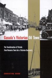 Cover of: Canadas Victorian Oil Town