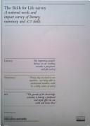 Cover of: The Skills for Life survey: a national needs and impact survey of literacy, numeracy and ICT skills