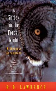 Cover of: shriek in the forest night | Lawrence, R. D.
