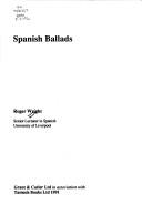 Spanish ballads by Roger Wright