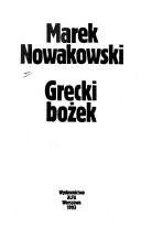 Cover of: Grecki bożek