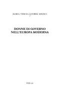 Cover of: Donne di governo nell'Europa moderna