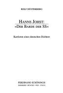 Hanns Johst, der Barde der SS by Rolf Düsterberg