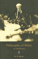 Cover of: Philosophy Of Music by R. A. Sharpe
