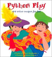 Cover of: Python play and other recipes for fun by Robert Heidbreder