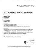 Cover of: Ico20: Mems, Moems, and Nems (Proceedings of SPIE)