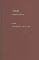 Cover of: Leibniz by edited by Donald Rutherford and J.A. Cover.