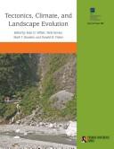 Cover of: Tectonic, Climate, And Landscape Evolution (Special Papers (Geological Society of America), 398.) by Sean D. Willett