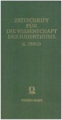 Cover of: Zeitschrift für die Wissenschaft des Judenthums