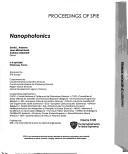Cover of: Nanophotonics: 3-5 April 2006, France (Proceedings of SPIE)