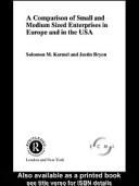 Cover of: A comparison of small and medium sized enterprises in Europe and in the USA