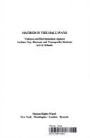 Cover of: Hatred in the Hallways by Human Rights Watch