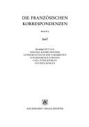 Cover of: Die Französischen Korrespondenzen.