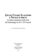 Giulio Cesare Scaligero e Nicolò d'Arco by François Bruzzo