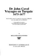 Cover of: Voyages en Turquie, 1675-1677