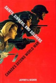 Cover of: Saints, sinners, and soldiers: Canada's Second World War