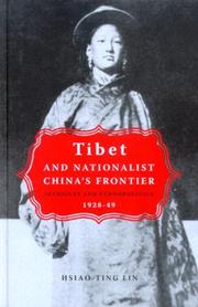 Cover of: Tibet And Nationalist China's Frontier by Hsiao-ting Lin