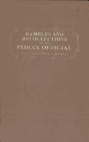 Cover of: Rambles and recollections of an Indian official