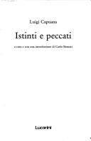 Cover of: Istini e peccati by Luigi Capuana