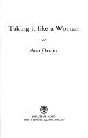 Cover of: Taking it like a woman