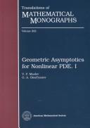 Cover of: Geometric asymptotics for nonlinear PDE