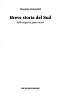 Cover of: Breve storia del Sud: dalle origini ai giorni nostri