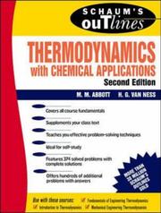 Cover of: Schaum's outline of theory and problems of thermodynamics