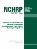 Cover of: Guidelines for concrete mixtures containing supplementary cementitious materials to enhance durability of bridge decks by John S. Lawler ... [et al.].