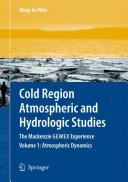 Cover of: Cold region atmospheric and hydrological studies: the Mackenzie GEWEX experience, v.2: Hydrological processes