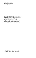 Cover of: L' economia italiana: dalla crescita medievale alla crescita contemporanea