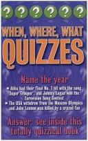 Cover of: When, where what quizzes | Christopher Rigby