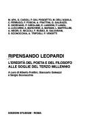 Cover of: Ripensando Leopardi: l'eredità del poeta e del filosofo alle soglie del terzo millennio