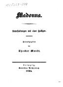 Cover of: Madonna.: Unterhaltungen mit einer heiligen.