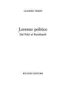 Cover of: Lorenzo politico: dal Pulci al Burckhardt